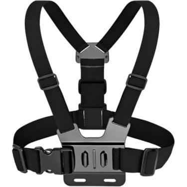 Imagem de Suporte De Peitoral Para Celular e Câmera Gopro - Ajustável, Expansível, Esportivo - Ideal para Moto, Bike e Trilhas.