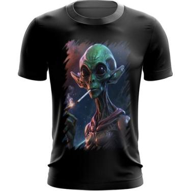 Imagem de Camiseta Dryfit Alien ET Fumando Alienígena 2 - Kasubeck Store®, INF 0
