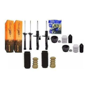 Imagem de Kit 4 Amortecedor Gol Voyage G5 G6 G7 Dianteiro E Traseiro Cofap + Kit