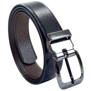 Imagem de Cinto WR Fashion Couro Legítimo Bovino Social Grande Cor:;Tamanho:140;Gênero:Masculino-...