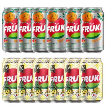 Imagem de Refrigerante Fruki Guaraná Com Abacaxi e Bergamota Zero 12un