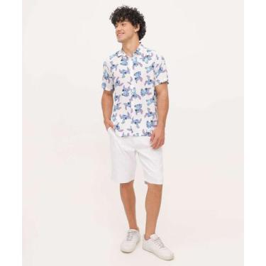 Imagem de Bermuda Masculina Bolsos Marisa Branco-25127 - MR, 40, Branco