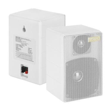Imagem de Kit 2 Caixas De Som Ambiente Passivas 4 Polegadas 40w Branca CSR-75M C
