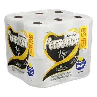 Imagem de Papel Higiênico Personal Vip 20m Folha Dupla Neutro 12Und