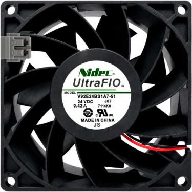 Imagem de Cooler V92E24BS1A7-519 24V 0.42A 2L 2P 92X92X38MM Original - Nidec