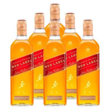 Imagem de Whisky Johnnie Walker Red Label 750ml 6 Unidades