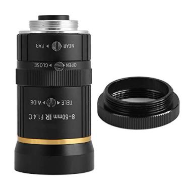 Imagem de Lente da câmera, abertura manual, montagem em C, lente de câmera de segurança, lente de abertura manual, lente teleobjetiva, lente de zoom manual, lente de vigilância íris, lente de câmera de vigilância para câmera de segurança CCTV