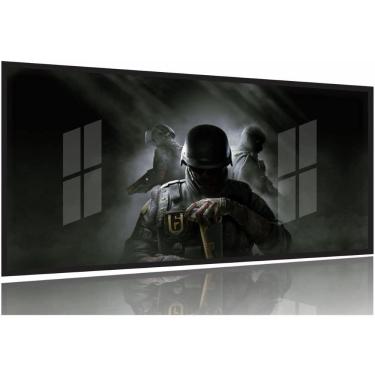 Imagem de Quadro Decorativos Rainbow Six130x60 Moldura Preta 2x2
