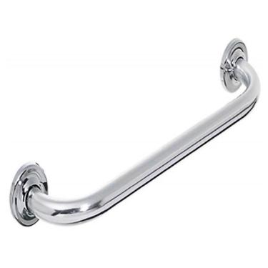 Imagem de Alça de Apoio Banheiro Inox 50cm Barra Idoso Cadeirante Deficiente Acessibilidade