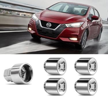 Imagem de Jogo Porca Antifurto Roda Nissan Versa 2020 M12x1,5