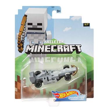 Imagem de Hot Wheels 2020 Minecraft Gaming 1/64 Character Cars -Skeleton Vehicle (3/7)