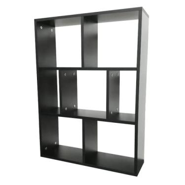 Imagem de Nicho Estante para Livros Decorativo em MDF Preto