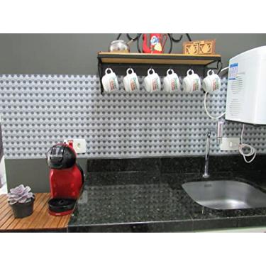 Imagem de Papel de Parede Autocolante Adesivo 45cm x 5m Lavável Hexágono