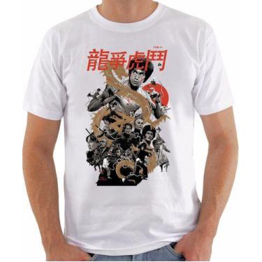 Imagem de Camiseta Camisa Bruce Lee Voo Do Dragão Nerd Filme Geek Jogo - Hippo P