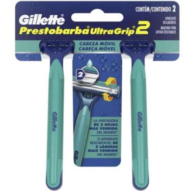 Imagem de Aparelho De Barbear Gillette Prestobarba Ultragrip Cabeça Móvel C/ 2 U