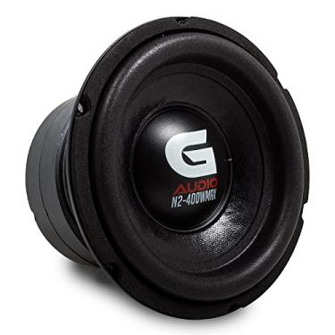 Imagem de Genius Audio N2-M65D4 16,5 cm, 200 watts RMS – máximo 400 watts, alto-falante subwoofer de áudio profissional de alta potência, alto-falante de áudio de carro com cesta de aço, ímã de ferrite, 4 Ohm, bobina de cobre, cone de papel reforçado (1 alto-falante)