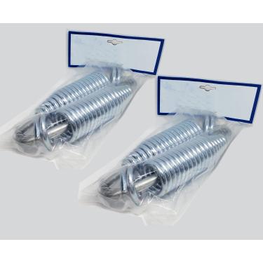 Imagem de Mola para rede de dormir 02 pares extensor gancho parede