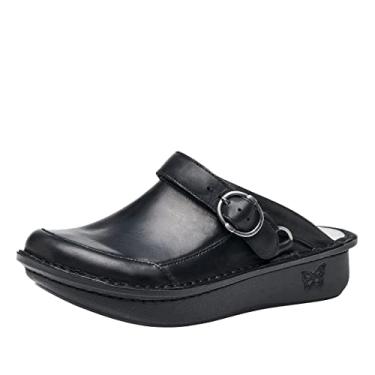 Imagem de Tamanco feminino Alegria Seville, Preto lubrificado, 38