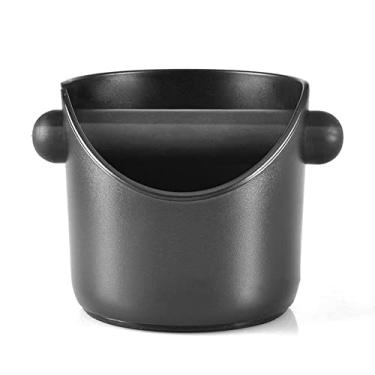 Imagem de caixa de borra de café ABS caixa de despejo de café Recipiente de despejo de café moído para restaurante doméstico(12.5 * 12.1 * 10cm), Knock Box com manuseio aprimorado,