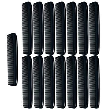 Imagem de GBS (15 Pack) bolso pente preto Unbreakable 5" Todos Belas bolso cabelo Comb Barba & Bigode Combs para Cabelo, Barba, Bigode de Homens e Costeletas Ótimo para viagens