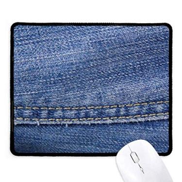 Imagem de Tapete de borracha para jogos com forro de caubói em tecido e borda costurada