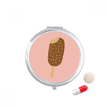 Imagem de Estojo de comprimidos de chocolate crocante, caixa de armazenamento de remédios