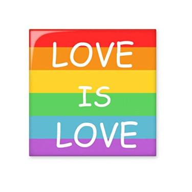 Imagem de Arco-íris Gay LGBT Azulejo de cerâmica transgênero lésbica decalque brilhante pedra adornada tijolo vitrificado