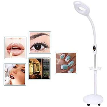 Imagem de Lâmpada De Lupa Para Salão De Beleza, Luz LED 16X, Economia De Energia Ultrabrilhante Com Suporte De Piso Rolante Para Cuidados Com A Pele Salões De Beleza Manicure Tattoo 93,incomparable123