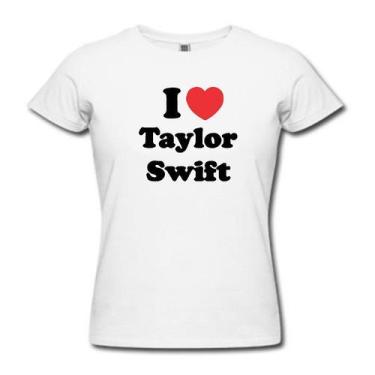 Imagem de Babylook Feminina I Love Taylor Swift Estrela Americana - Smart Stamp