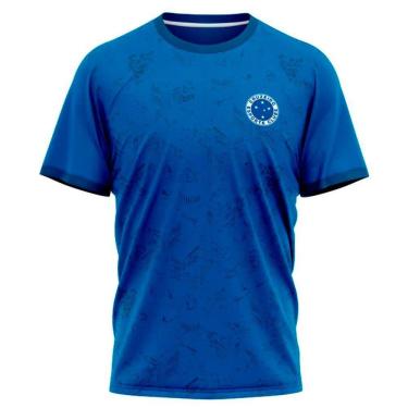 Imagem de Camiseta Braziline Building Cruzeiro Masculino - Azul