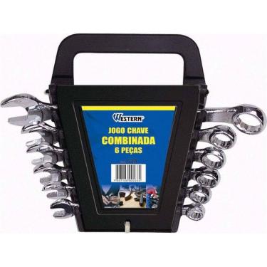 Imagem de Chave Combinada 6 A 13Mm Com Rack 6 Pecas Western Cód. S-19