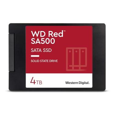 Imagem de Western Digital 4TB WD Red SA500 NAS 3D NAND SSD interno - SATA III 6 Gb/s, 7 mm, até 560 MB/s - WDS400T1R0A