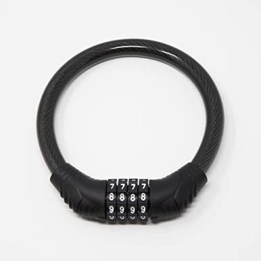 Imagem de Urban August Trava de geladeira para crianças e adultos, fechadura de geladeira com código de 4 dígitos para geladeiras de porta francesa e fechadura de armário versátil (pequena, preta, pacote com 2)