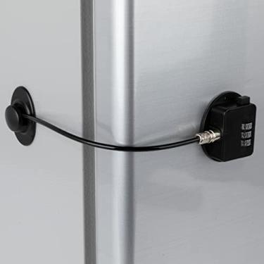 Imagem de Trava de segurança infantil FridgeLock com adesivo forte (1, preto)