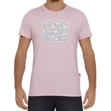 Imagem de Camiseta Billabong Crayon Wave IV Rosa-Masculino