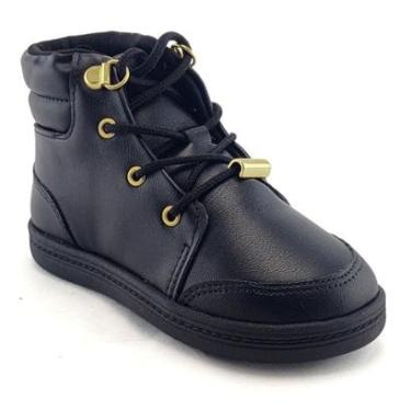 Imagem de Bota Cano Curto Infantil Molekinha Menina Outono/Inverno Confortável-Feminino