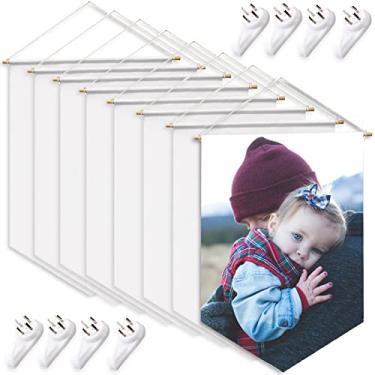 Imagem de Banner personalizado em branco por sublimação, banner de tela à prova d'água para exibição de parede, artesanato de impressão de prensa de calor por transferência de sublimação. (8