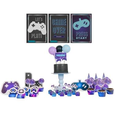 Imagem de Kit Festa Gamer - 49 Itens