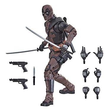 Imagem de Hasbro Marvel Legends Series - Figura colecionável de Deadpool de 15 cm - brinquedo do filme Deadpool 2, 11 acessórios - idade: 14, exclusivo na Amazon