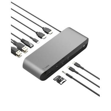 Imagem de Belkin Thunderbolt 4 Dock Pro, Single 8K @ 60hz, Dual 4K Display Compatible, 2 x Thunderbolt 4 Port, 2 x HDMI Port, 90W Power Delivery PD, Audio in/Out, Compatible with MacBook Pro, XPS, and More