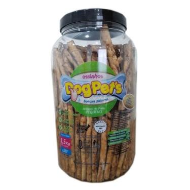 Imagem de Ossinhos DogPets Palito Carne Cães Pote 1,5kg
