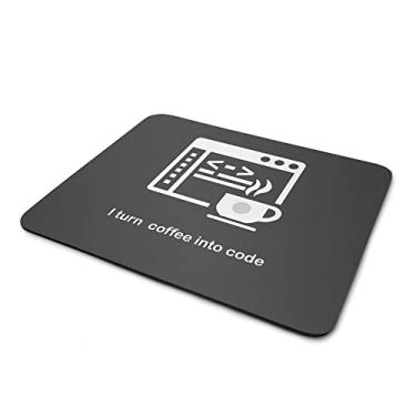 Imagem de Mouse pad I Turn Coffee Into Code