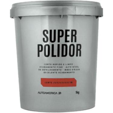 Imagem de Massa De Polir Autoamerica Super Polidor Para Carro 1kg N2, Branco