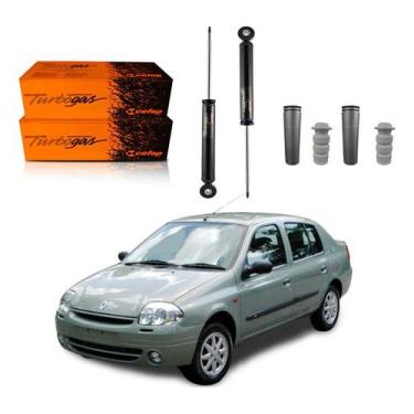 Imagem de Kit Amortecedor Traseiro Clio Sedan 1.0 1.6 1998 A 2002 - Cofap