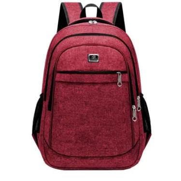 Imagem de Mochila Bolsa Viagem Resistente Coreana Masculina Feminina Colorida Ve