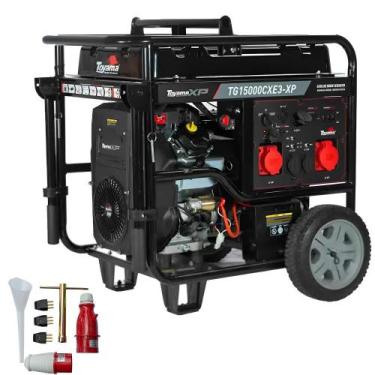 Imagem de Gerador Energia Gasolina 17Kva Trifásico AVR 380V 201-059 TOYAMA