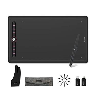 Imagem de Artisul M0610 Pro Tablet de desenho gráfico de 10 x 6 polegadas com 8192 níveis de pressão Stylus sem bateria 8 teclas de atalho personalizadas, tablet de arte digital compatível com Mac, Windows, PC