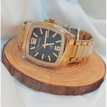 Imagem de Relógio de Pulso Quadrado Masculino Technos - 2115MYG/1P