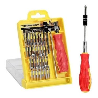 Imagem de Kit Chave  30 Pontas e Prolongador Celular Informática C/ Estojo - Art