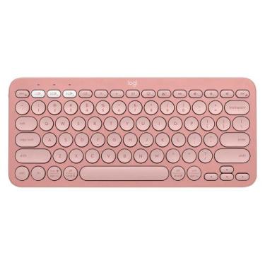 Imagem de Teclado Sem Fio Logitech, Bluetooth e USB, Pebble Keys 2 K380s, Easy-S